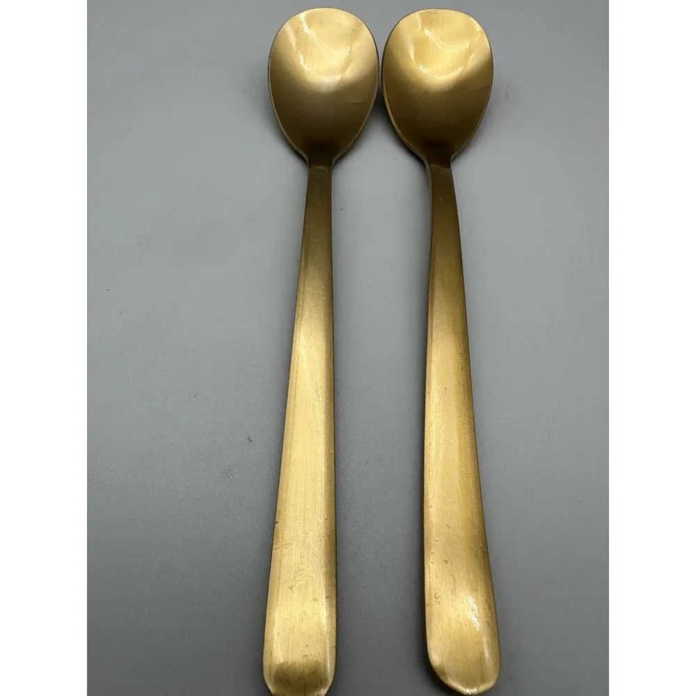Thyme & Table Matte Gold Flatware 13 Pc Replacement Lot Forks Spoons